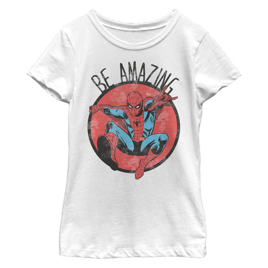 Girl's Marvel Be Amazing T-Shirt