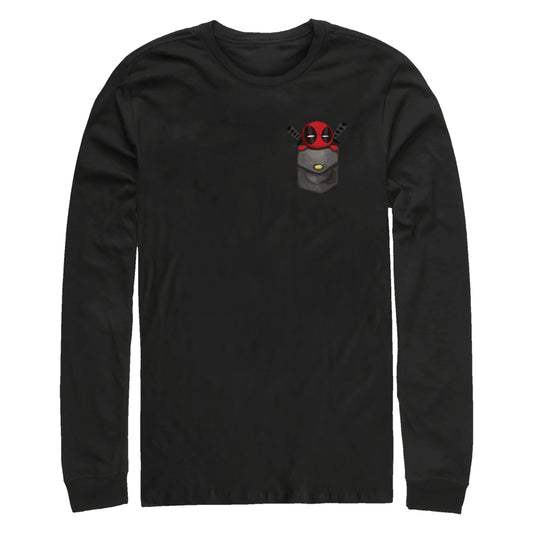 Men's Marvel Deadpool Cutie Pie Long Sleeve T-Shirt